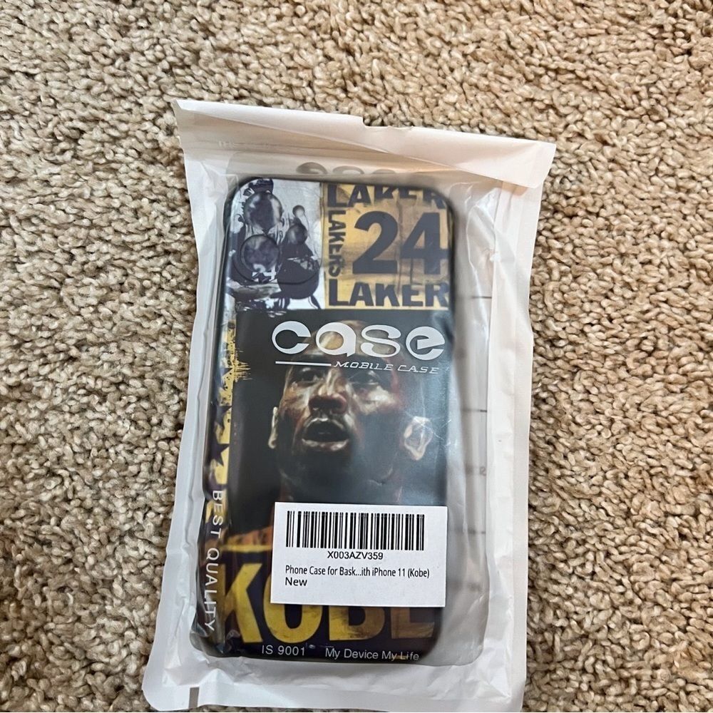Kobe Bryant IPhone 11 Phone Case, Brand New.